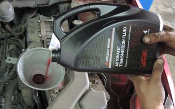 Замена масла в АКПП Mitsubishi Lancer 10