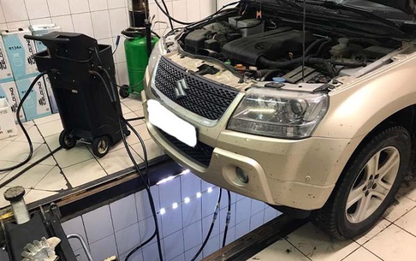 Замена масла в АКПП Suzuki Grand Vitara