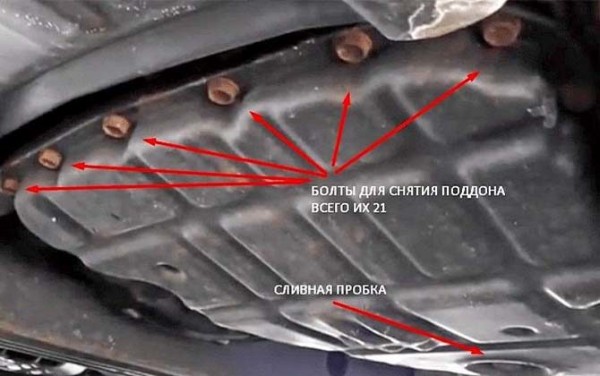 Замена масла и фильтра в АКПП Nissan Note своими руками