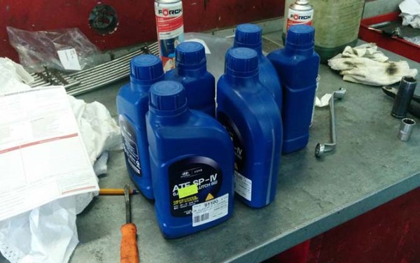 Полная и частичная замена масла в АКПП Kia Sorento