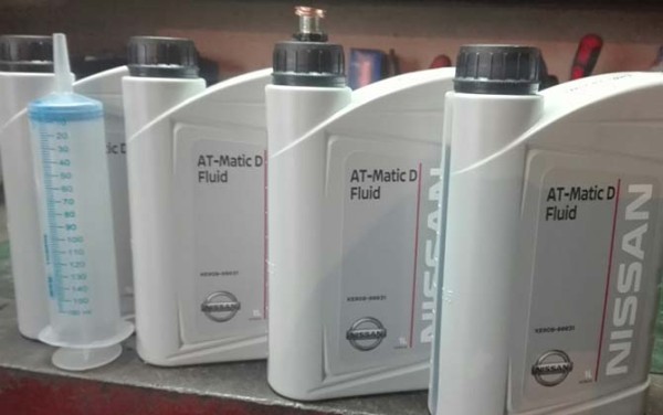 Полная и частичная замена масла в АКПП Nissan Tiida