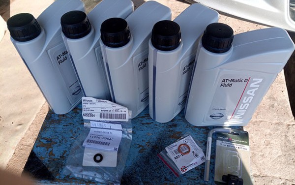 Полная и частичная замена масла в АКПП Nissan Almera G15 своими руками Полная и частичная замена масла в АКПП Nissan Almera G15 своими руками