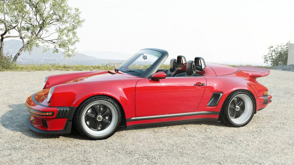 Рестомод Porsche 911 Carrera Cabriolet от Singer: убирающиеся фары и новый откидной верх