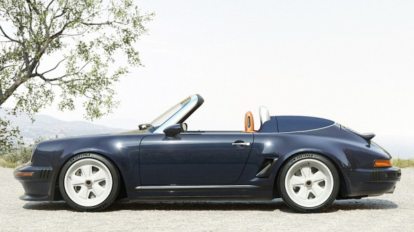 Рестомод Porsche 911 Carrera Cabriolet от Singer: убирающиеся фары и новый откидной верх