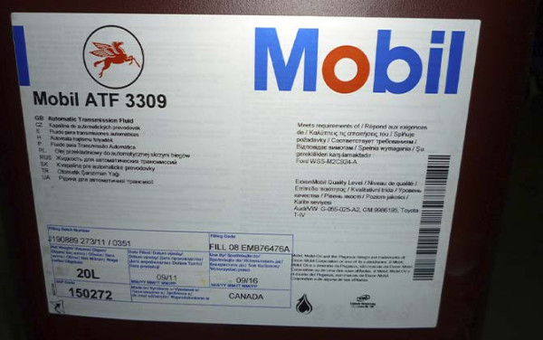 Трансмиссионное масло для АКПП Mobil ATF 3309