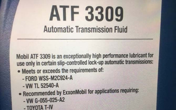 Трансмиссионное масло для АКПП Mobil ATF 3309
