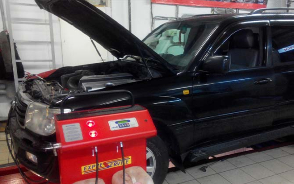 Замена масла в АКПП Land Cruiser Prado 120